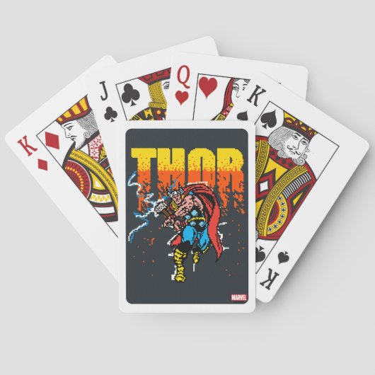 Pixel Thor Spielkarten (Rückseite)