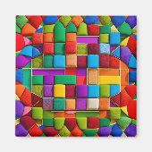 Pixel Tiles Magnet (Vorne)