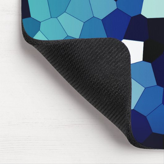 Pixel-Traum - Blau Mousepad (Ecke)