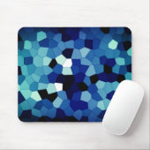 Pixel-Traum - Blau Mousepad (Mit Mouse)
