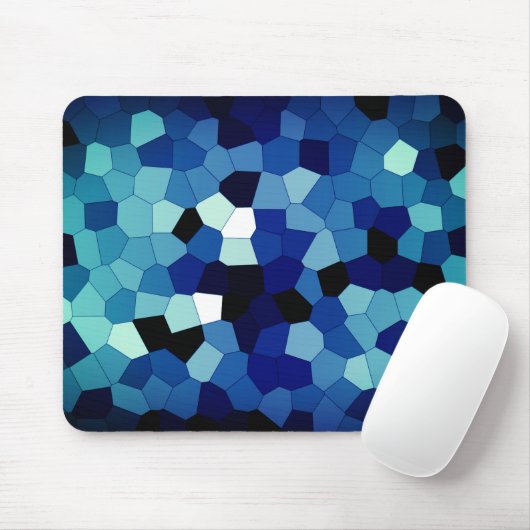 Pixel-Traum - Blau Mousepad (Mit Mouse)