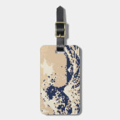 Pixel Tsunami 8 Bit Pixel Art Gepäckanhänger (Vorderseite vertikal)