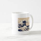 Pixel Tsunami 8 Bit Pixel Art Kaffeetasse (VorderseiteRechts)