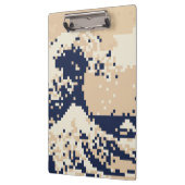 Pixel Tsunami 8 Bit Pixel Art Klemmbrett (Links)
