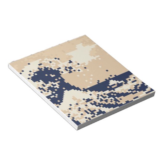 Pixel Tsunami 8 Bit Pixel Art Notizblock (angewinkelt)