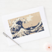 Pixel Tsunami 8 Bit Pixel Art Rechteckiger Aufkleber (Umschlag)