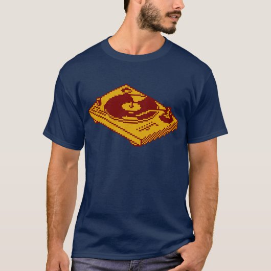 Pixel-Turntable T-Shirt (Vorderseite)