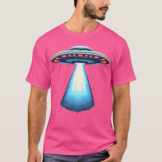Pixel Ufo T-Shirt (Vorderseite)