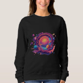 Pixel Universe Portal — The Cosmic Gate Sweatshirt (Vorderseite)