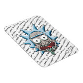 Pixel Vers Rick Drooling Head Magnet (Rechte Seite)