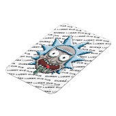 Pixel Vers Rick Drooling Head Magnet (Linke Seite)