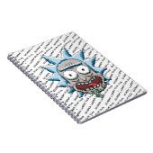 Pixel Vers Rick Drooling Head Notizblock (Rechte Seite)