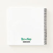 Pixel Vers Rick Drooling Head Notizblock (Rückseite)