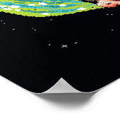 Pixel Vers Rick und Morty Portal Graphic Poster (Ecke)