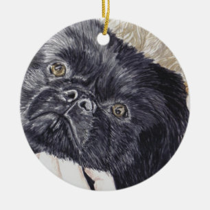 "Pixel-" Verzierung Keramik Ornament