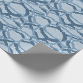 Pixel-Wasserwellenmuster Geschenkpapier (Ecke)