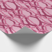 Pixel-Wasserwellenmuster Geschenkpapier (Ecke)