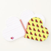 Pixel Watermelon-Muster Notizblock (Innenseite)