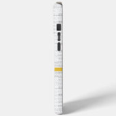 Pixel weiß Case-Mate iPhone hülle (Rückseite / Links)