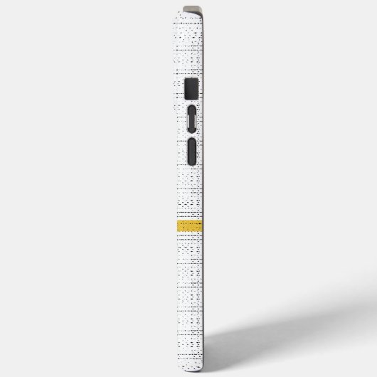 Pixel weiß Case-Mate iPhone hülle (Rückseite / Links)