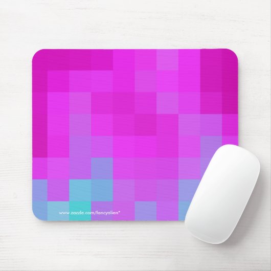 Pixel-WellenMausunterlage Mousepad (Mit Mouse)