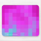 Pixel-WellenMausunterlage Mousepad (Vorne)