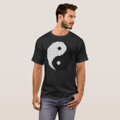 Pixel Yinyang-Shirt T-Shirt (Vorne ganz)