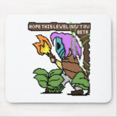 Pixel-Zeichen vergrößern - "Beta-Level"? Mousepad (Vorne)