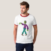 Pixel-Zombie T-Shirt (Vorne ganz)