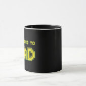 Pixel zum Dad Gamer befördert Tasse (Zentrum)