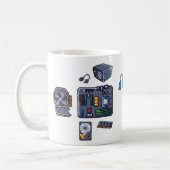 Pixelart der PC-Komponente Kaffeetasse (Links)