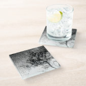 Pixelart Glasuntersetzer (Schrägansicht)