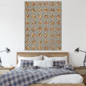 Pixelart-Mathematisches Muster  Leinwanddruck (Insitu (Schlafzimmer))