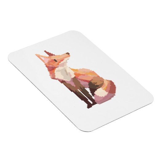 Pixelart, vos, Pixel art, Fox, Magnet (Rechte Seite)