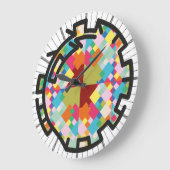 PIXELAT chained numbers by Masanser Große Wanduhr (Winkel)