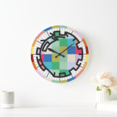 PIXELAT chained numbers by Masanser Große Wanduhr (Zuhause)