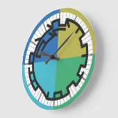 PIXELAT chained numbers by Masanser Große Wanduhr (Winkel)