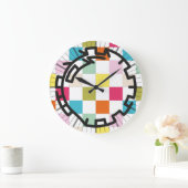 PIXELAT chained numbers by Masanser Große Wanduhr (Zuhause)