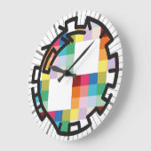 PIXELAT chained numbers by Masanser Große Wanduhr (Winkel)