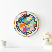 PIXELAT chained numbers by Masanser Große Wanduhr (Zuhause)