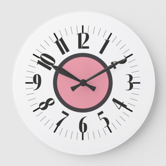 PIXELAT ERSTE SERIE LEX VON Masanser Große Wanduhr (Vorderseite)