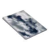 Pixelated Cloud Spiral Notebook Notizblock (Rechte Seite)