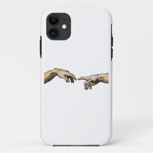 Pixelated "die Schaffung von Adam" Fall Case-Mate iPhone Hülle