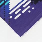 Pixelated Digital Exploration Fleecedecke (Ecke)