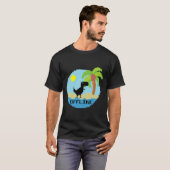 Pixelated Dinosaur Vacation Tech Enthusiasts Coder T-Shirt (Vorne ganz)
