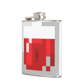 Pixelated Gesundheits-Trank HP-Flasche Flachmann (Links)