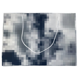 Pixelated Gift Bag Große Geschenktüte