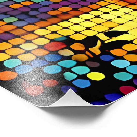 pixelated image of a dragon trainer fotodruck (Ecke)