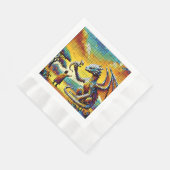 pixelated image of a dragon trainer serviette (Ecke)