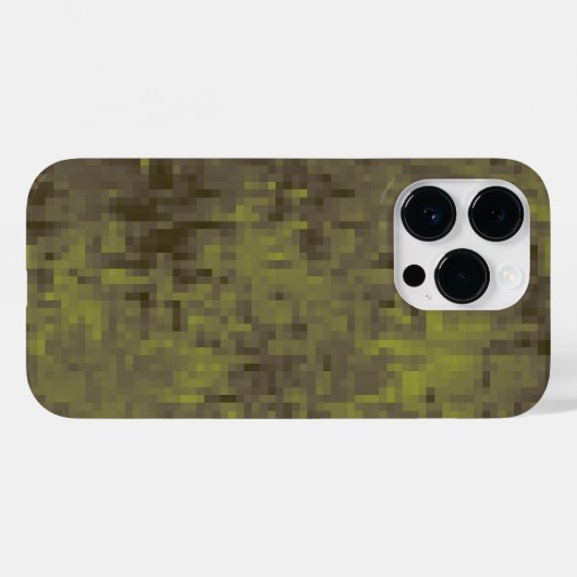 Pixelated Jungle Camouflage Case-Mate iPhone Hülle (Rückseite (Horizontal))